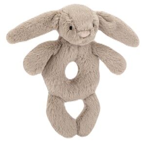 Jellycat Bashful Bunny London Plush Baby Rattle